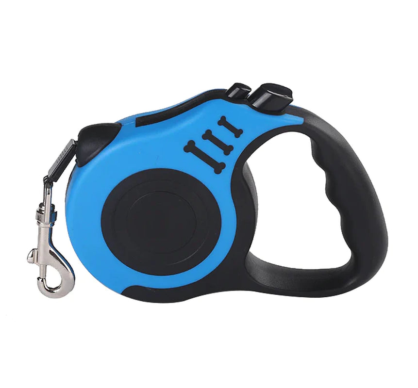 Retractable Dog Leash with Brake – Blue