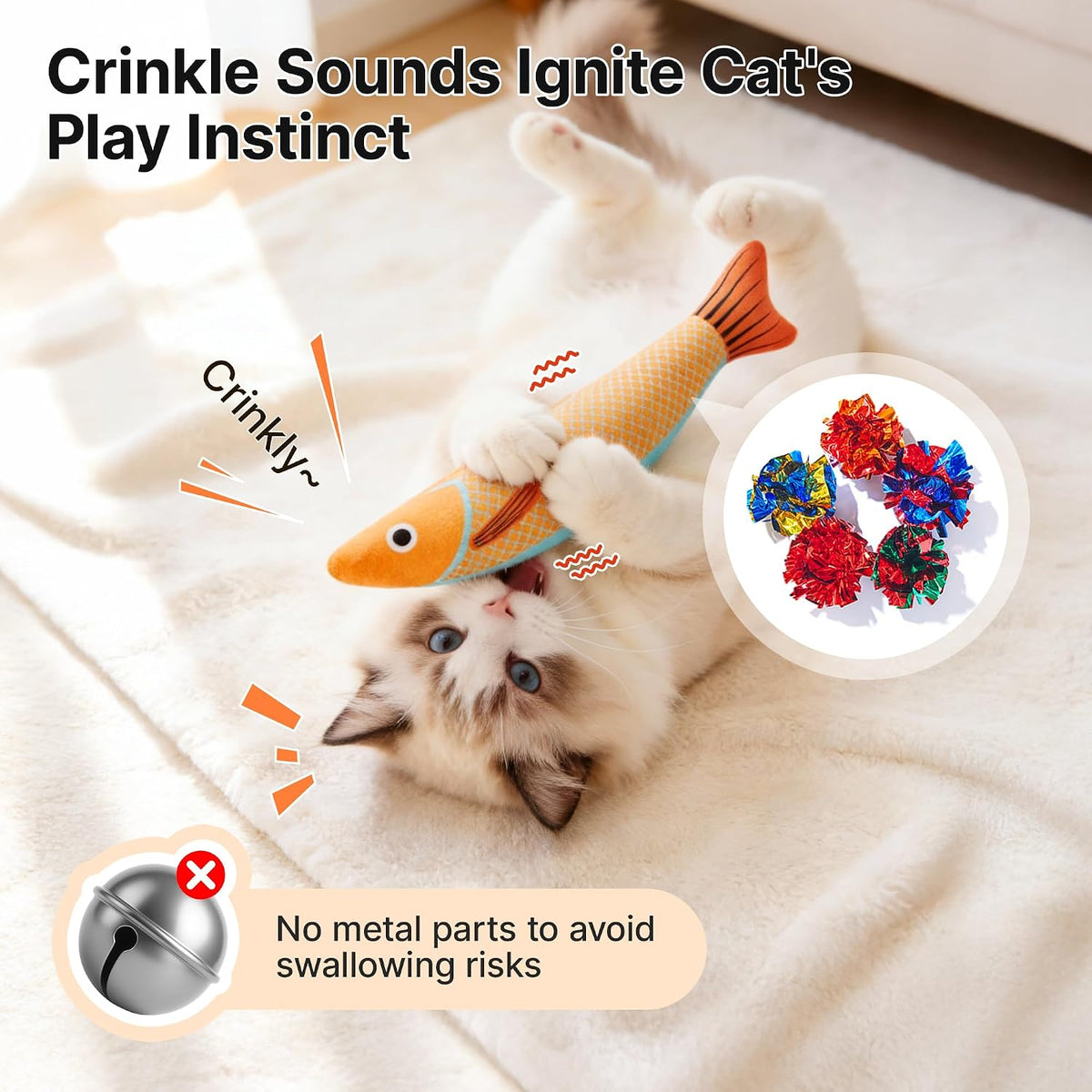 Fish Kicker Cat Toy – photo 3