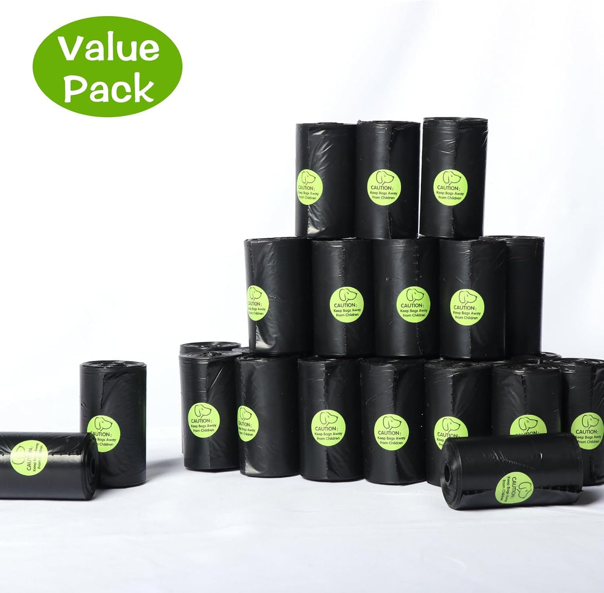 Extra-Thick Dog Poop Bags – Black, 1 Count (Pack Of 300)