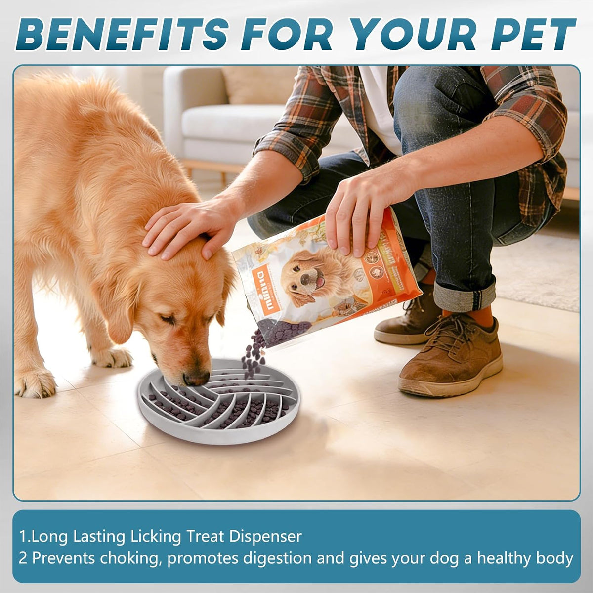 Slow Feeder Dog Bowl Set – photo 4