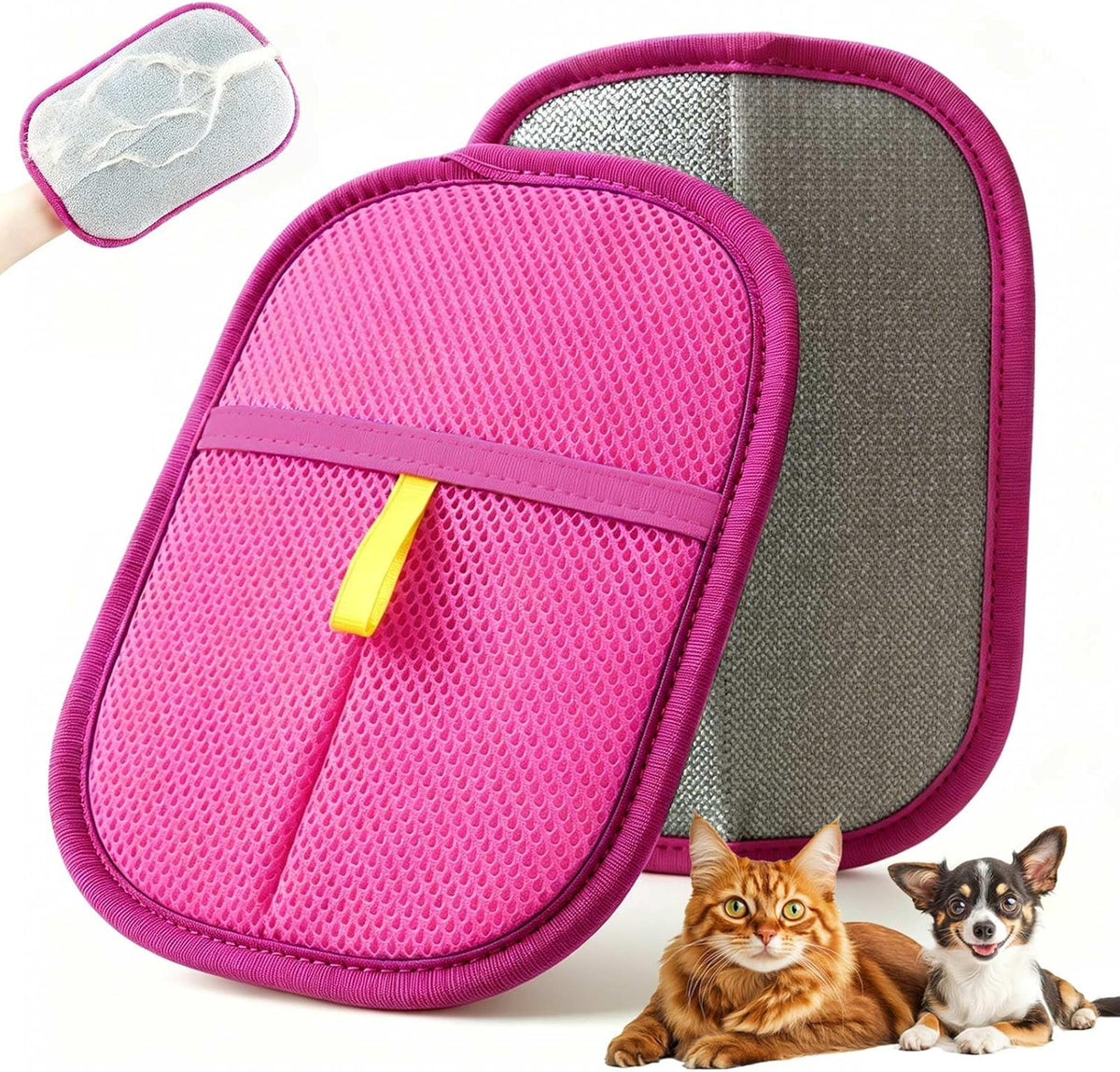 Pet Hair Removal Glove – Pink