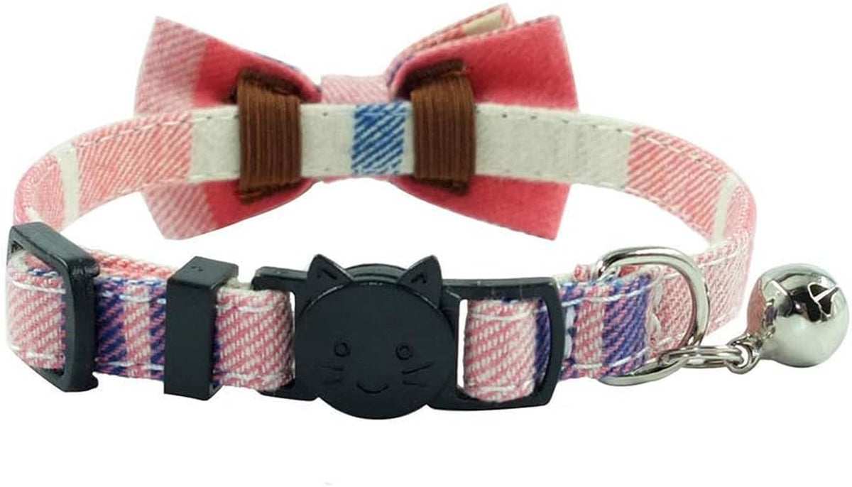 Breakaway Cat Collar with Bell & Bow Tie – photo 3