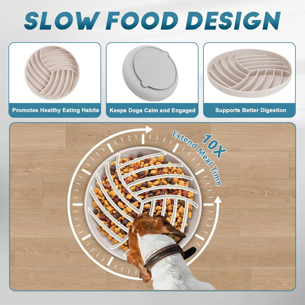 Slow Feeder Dog Bowl Set – photo 2