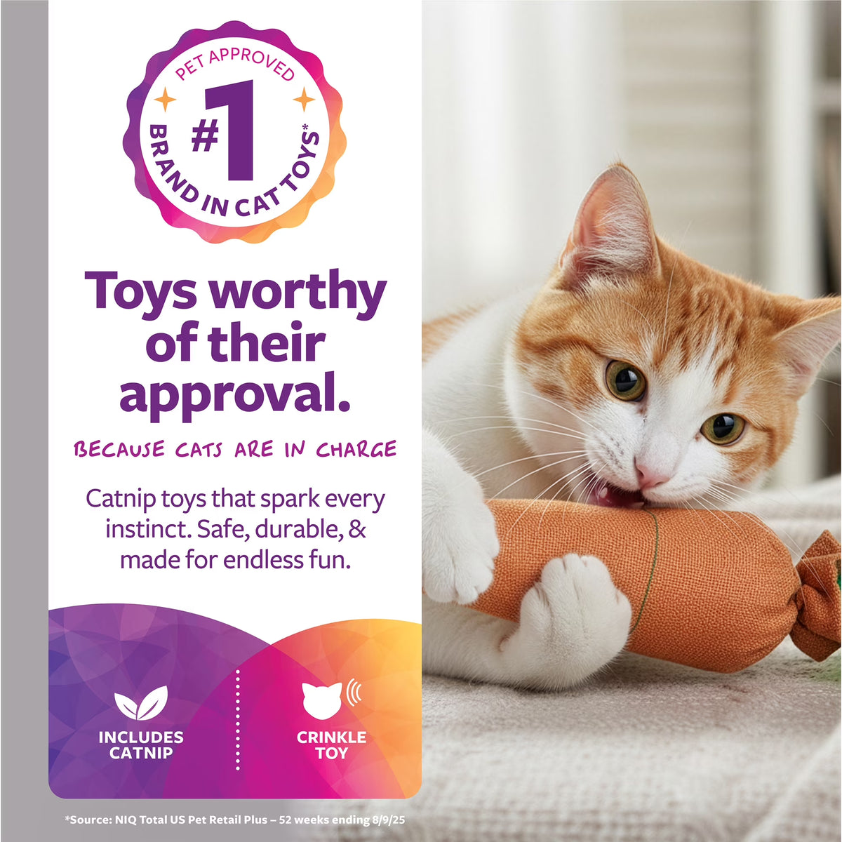 Catnip Carrot Cat Toy – 1