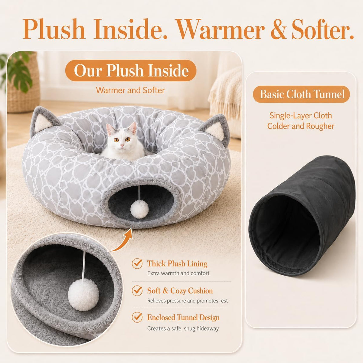 Cat Tunnel Bed – photo 2