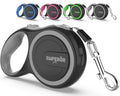 Retractable Dog Leash – Gray, Medium