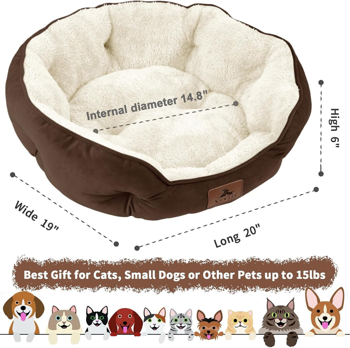 Sherpa Dog Bed – photo 3