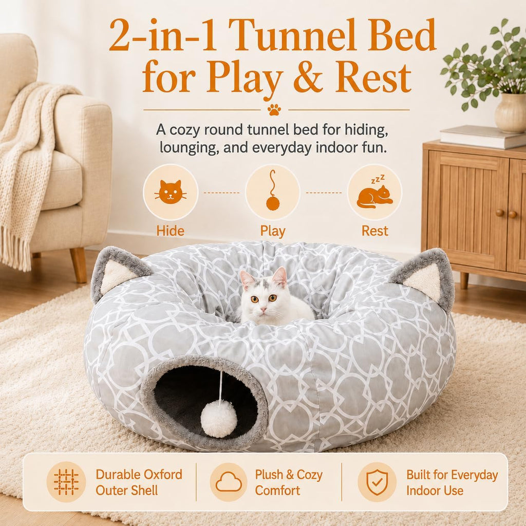Cat Tunnel Bed – photo 3