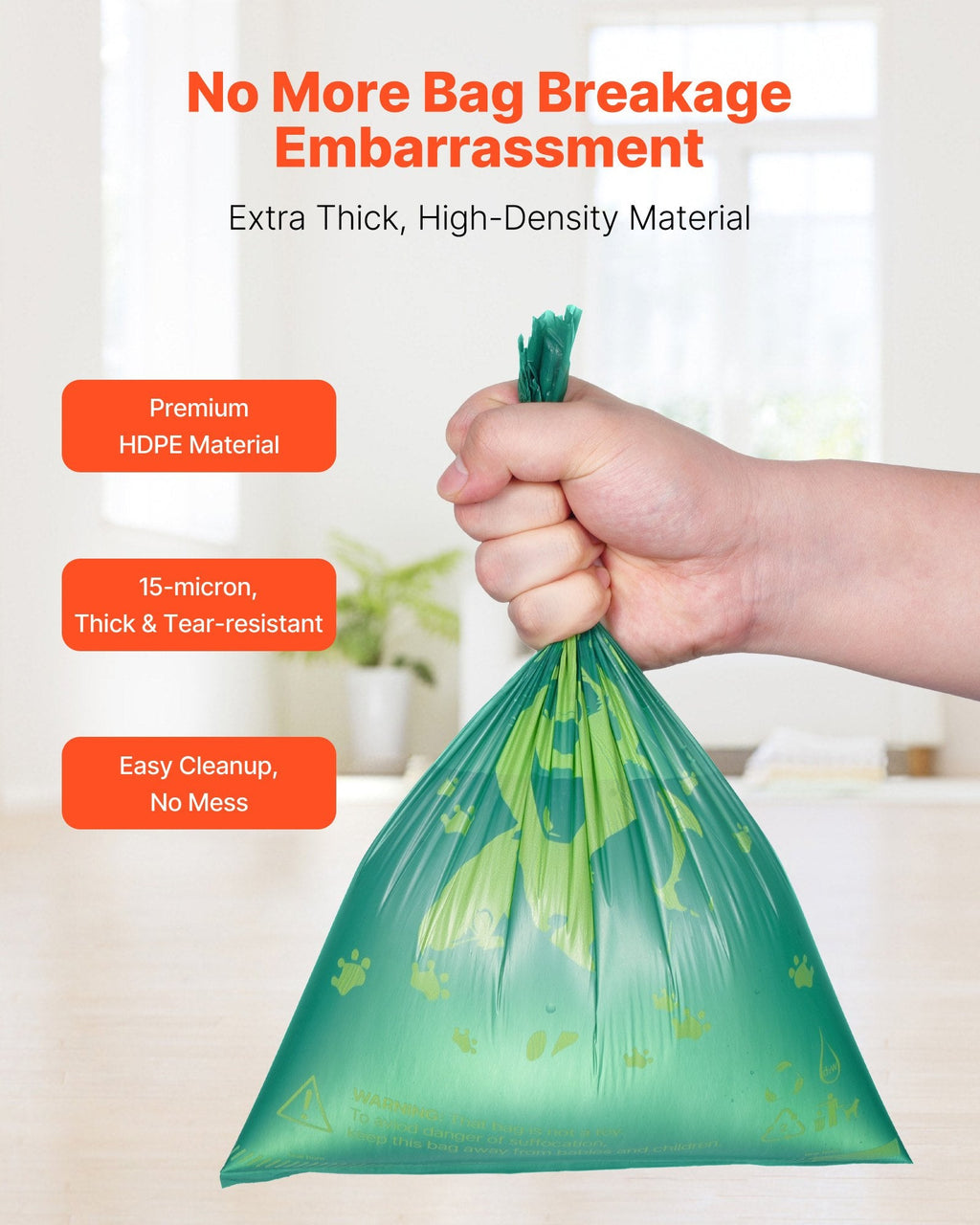 Biodegradable Dog Poop Bags, 270 Count – photo 4