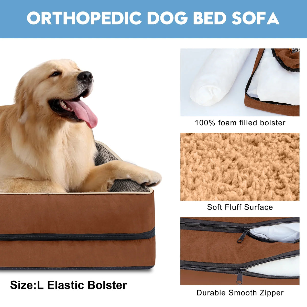 Bolster Dog Bed – photo 2