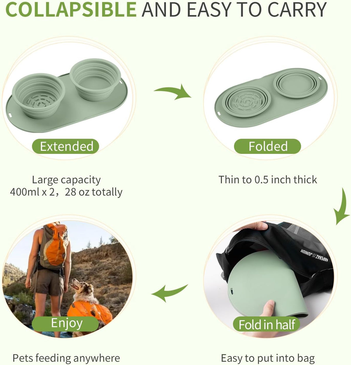 Collapsible Slow Feeder Bowl – photo 5