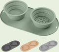 Collapsible Slow Feeder Bowl – Green