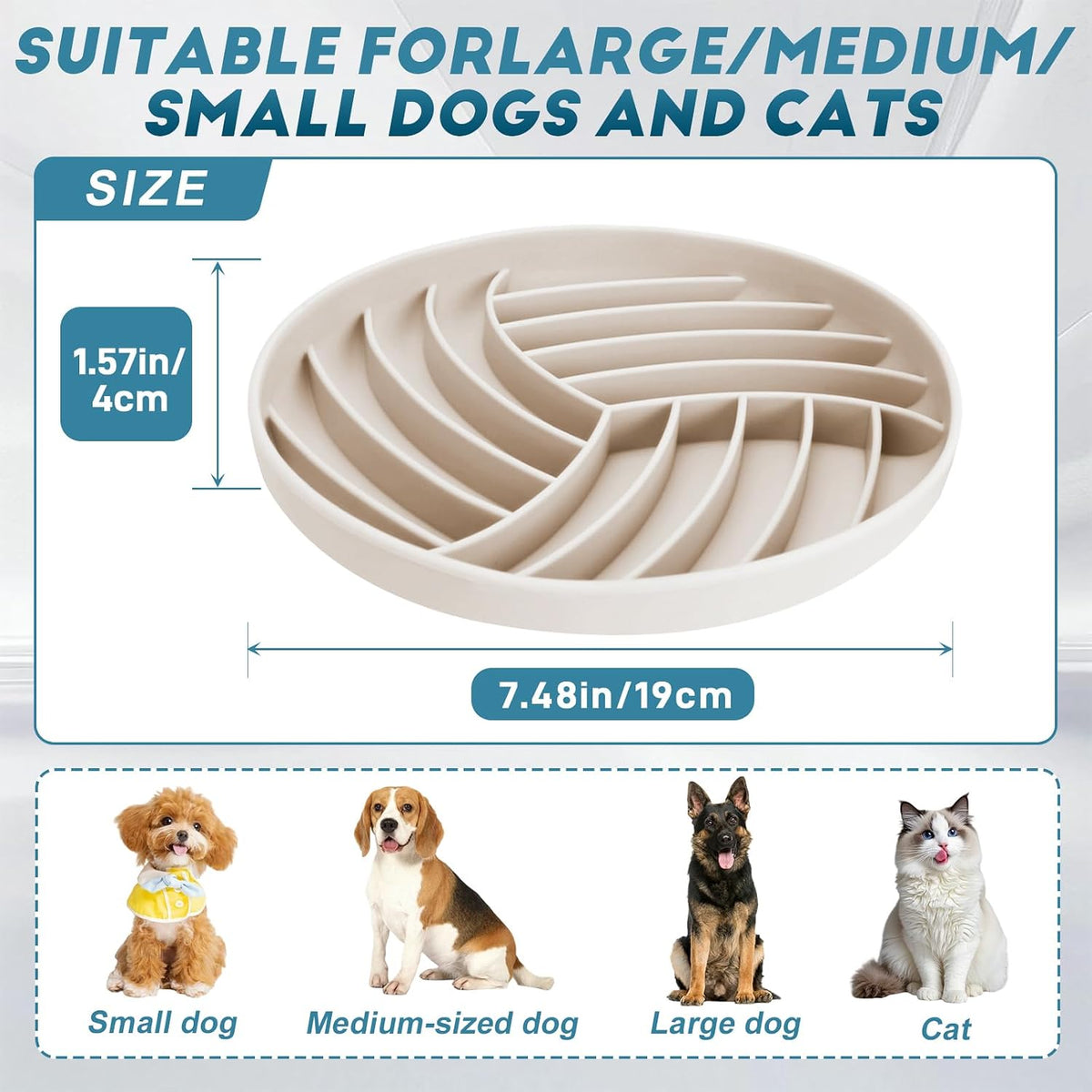 Slow Feeder Dog Bowl Set – photo 3