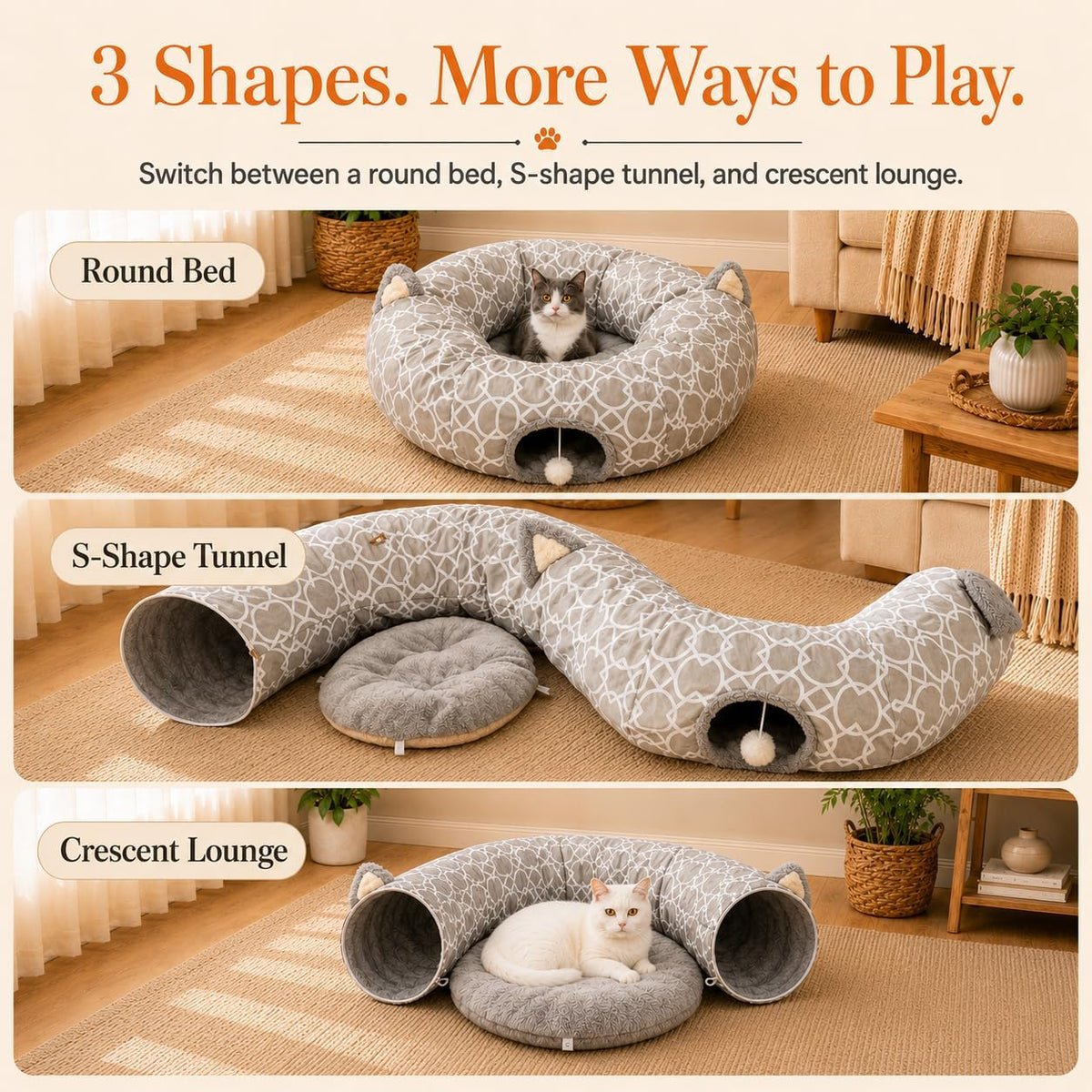 Cat Tunnel Bed – photo 5