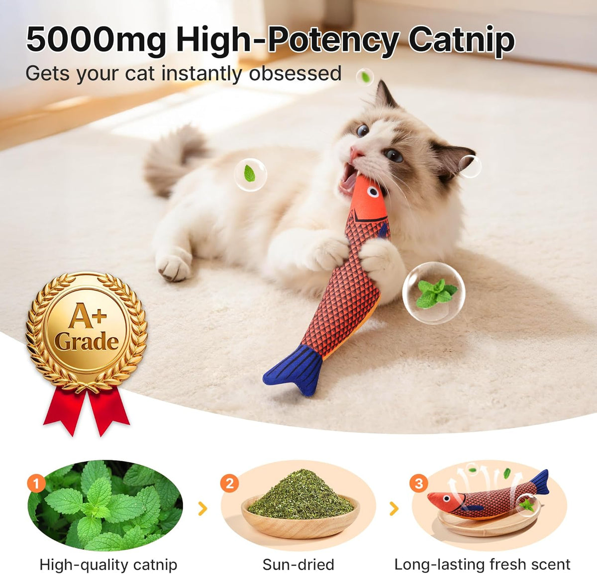 Fish Kicker Cat Toy – photo 2