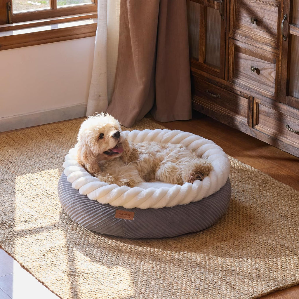Memory Foam Cat Bed – Grey 25"L*25"W*8"Th