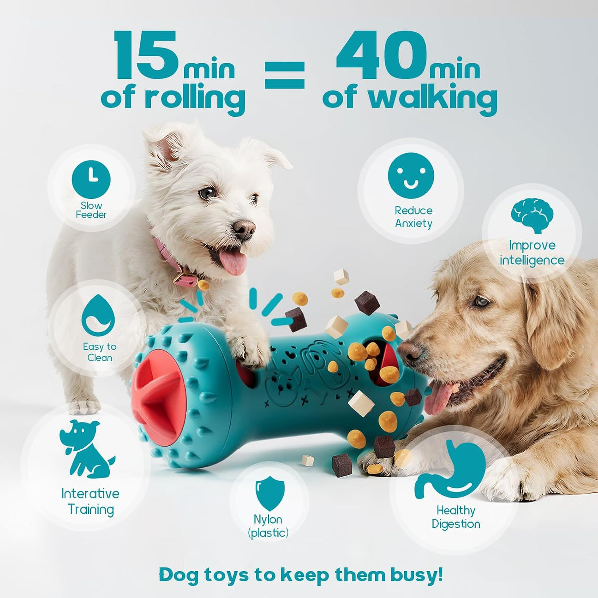Treat Dispensing Dog Toy – photo 3
