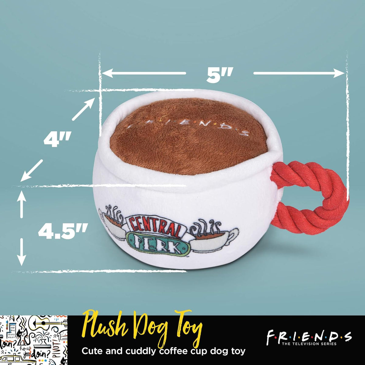 Central Perk Dog Toy – photo 4