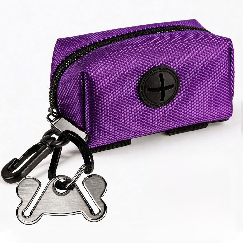 Poop Bag Holder for Leash – 1 Count (Pack Of 1) 1Pc Purple