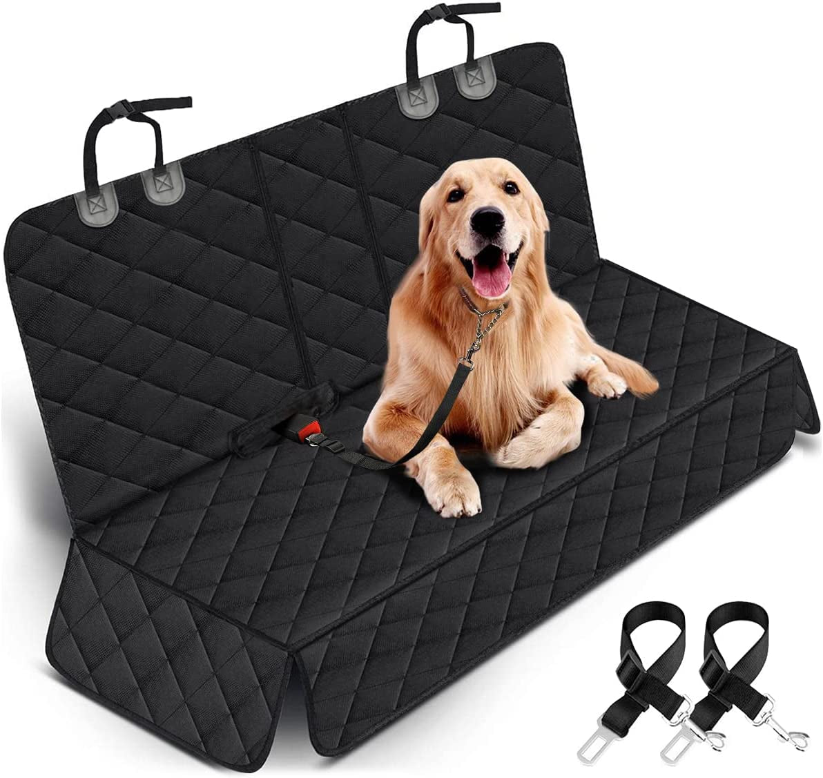 Waterproof Dog Car Seat Cover – Black Standard - 53" Length