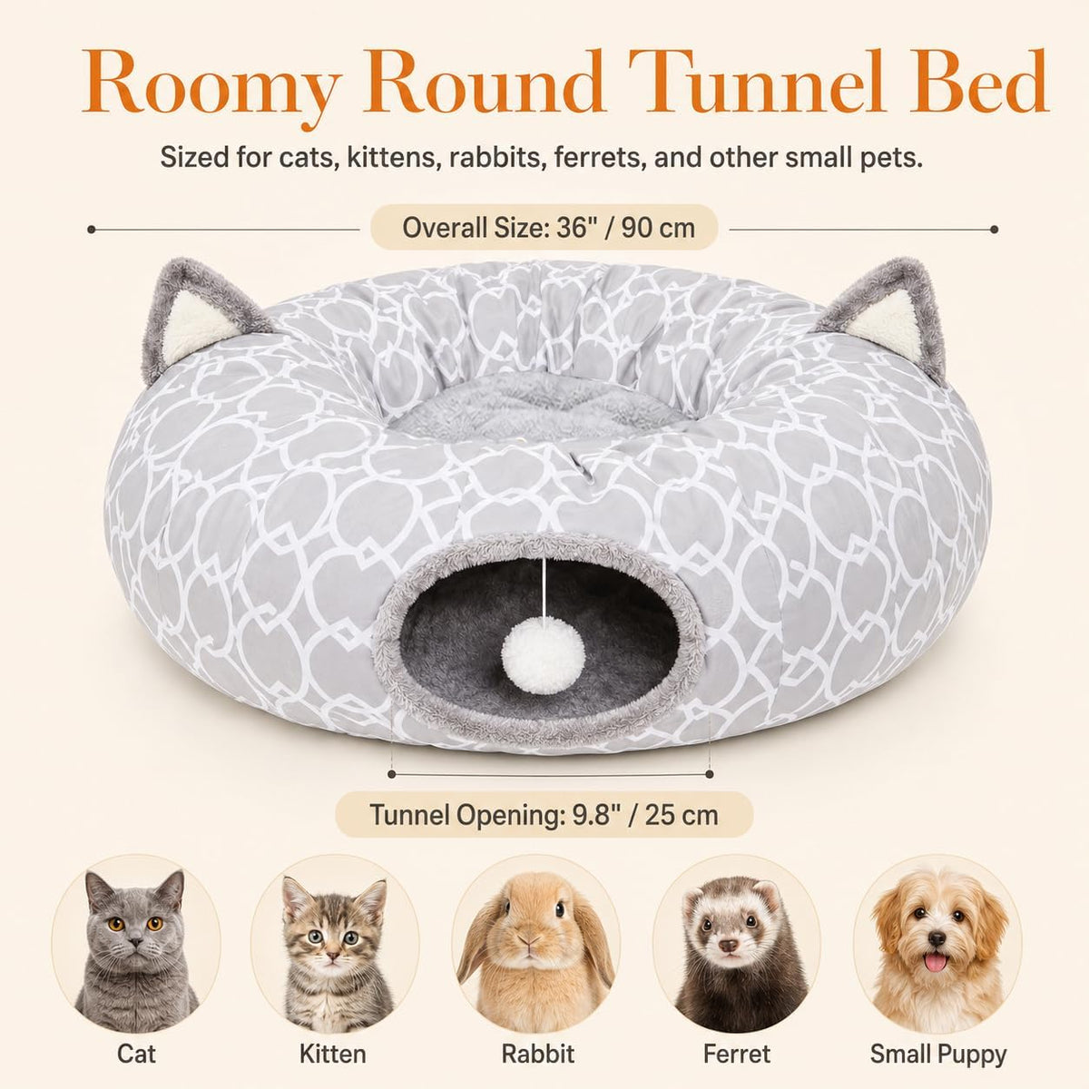 Cat Tunnel Bed – photo 7