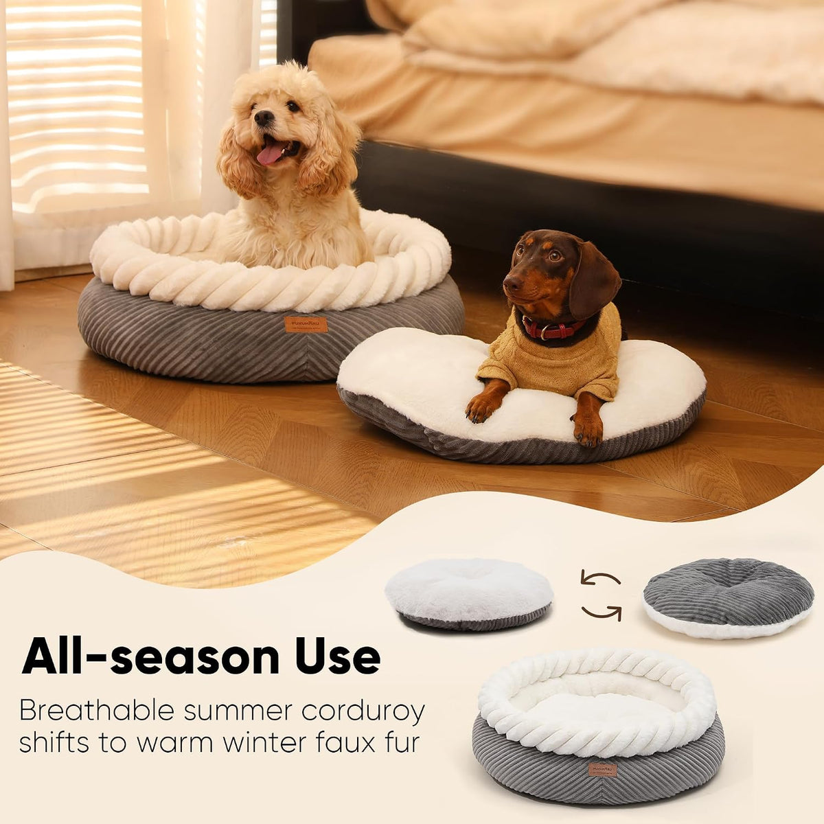 Memory Foam Cat Bed – photo 4