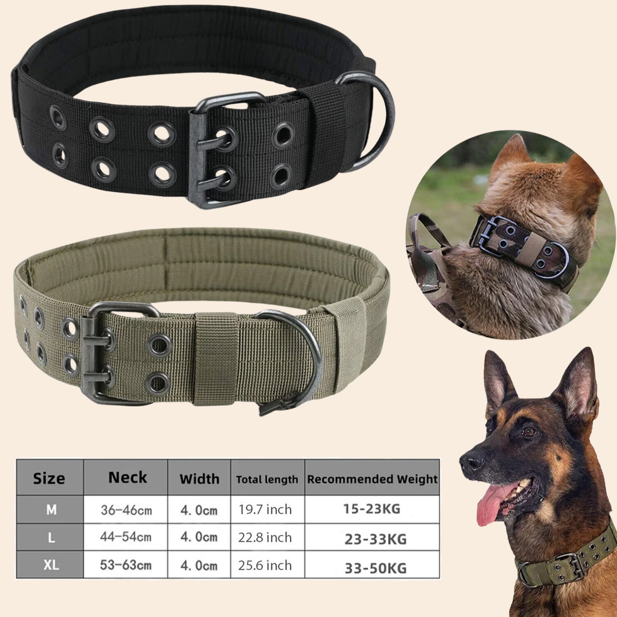 Heavy-Duty Tactical Dog Collar – photo 6