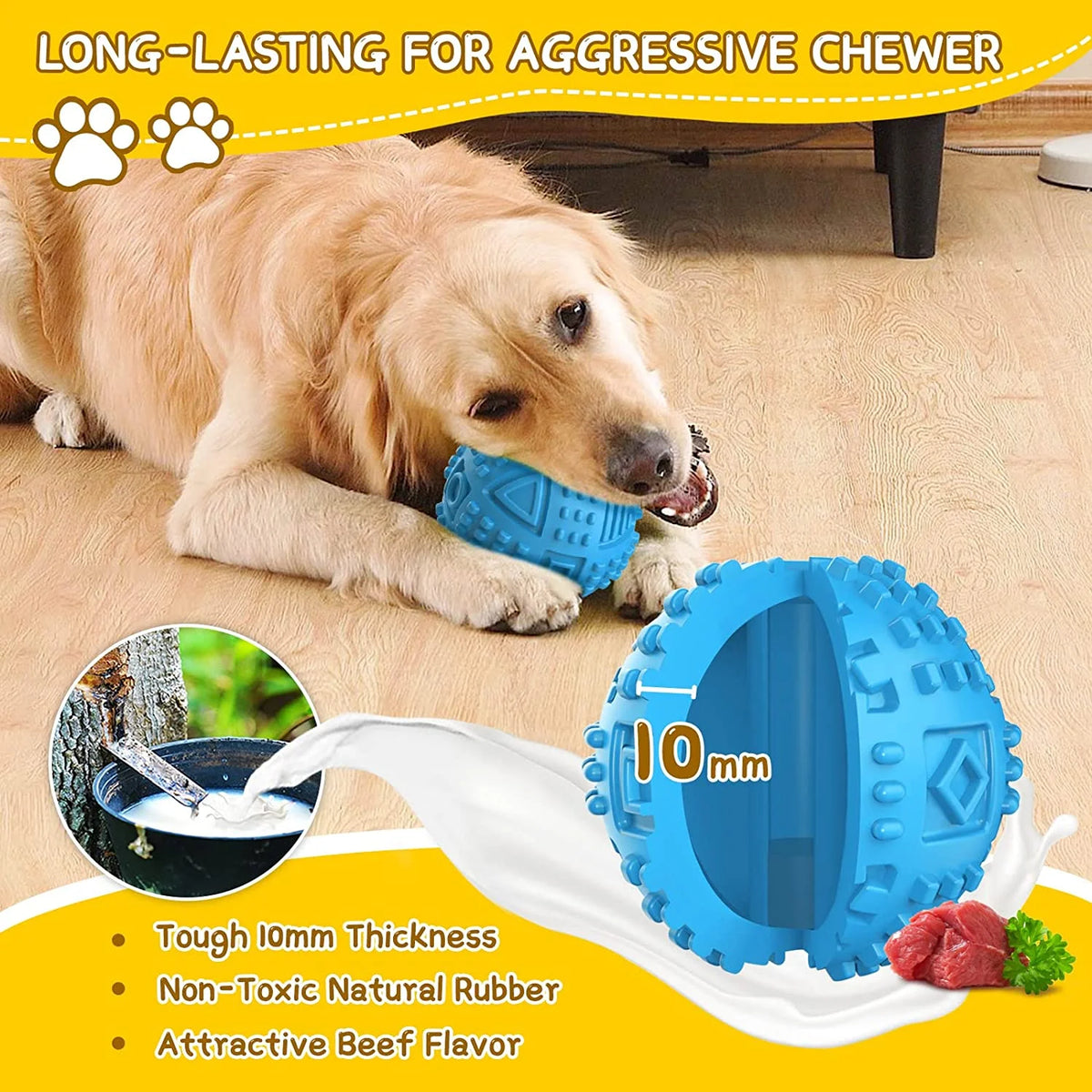 Treat Ball for Dogs – Blue
