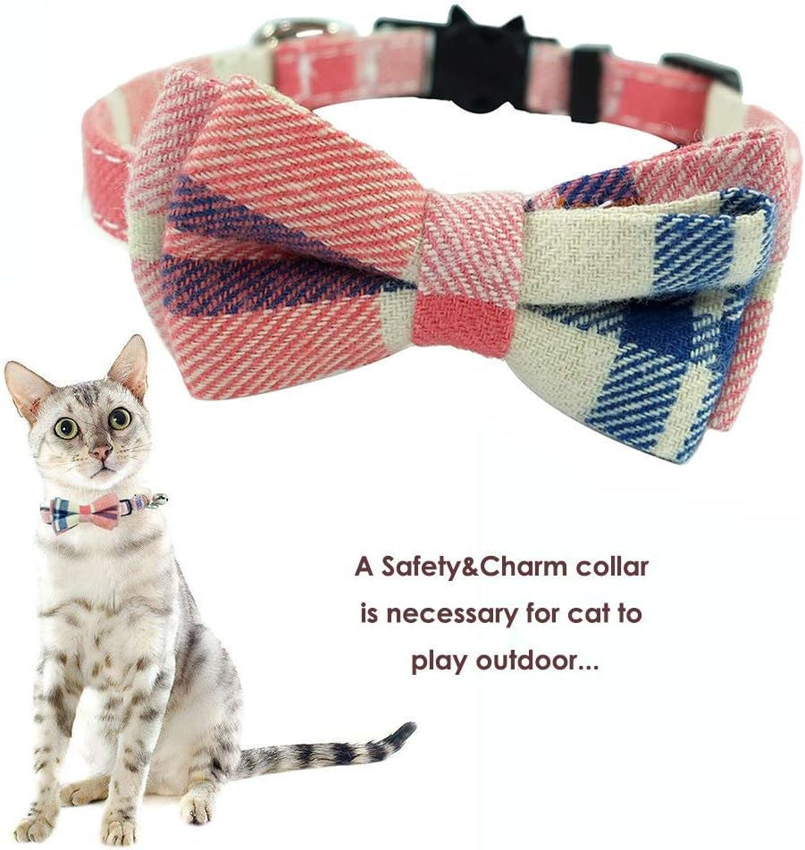 Breakaway Cat Collar with Bell & Bow Tie – photo 4