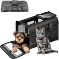 TSA Approved Pet Carrier – Black, 10.0"L X 11.0"W X 17.0"H