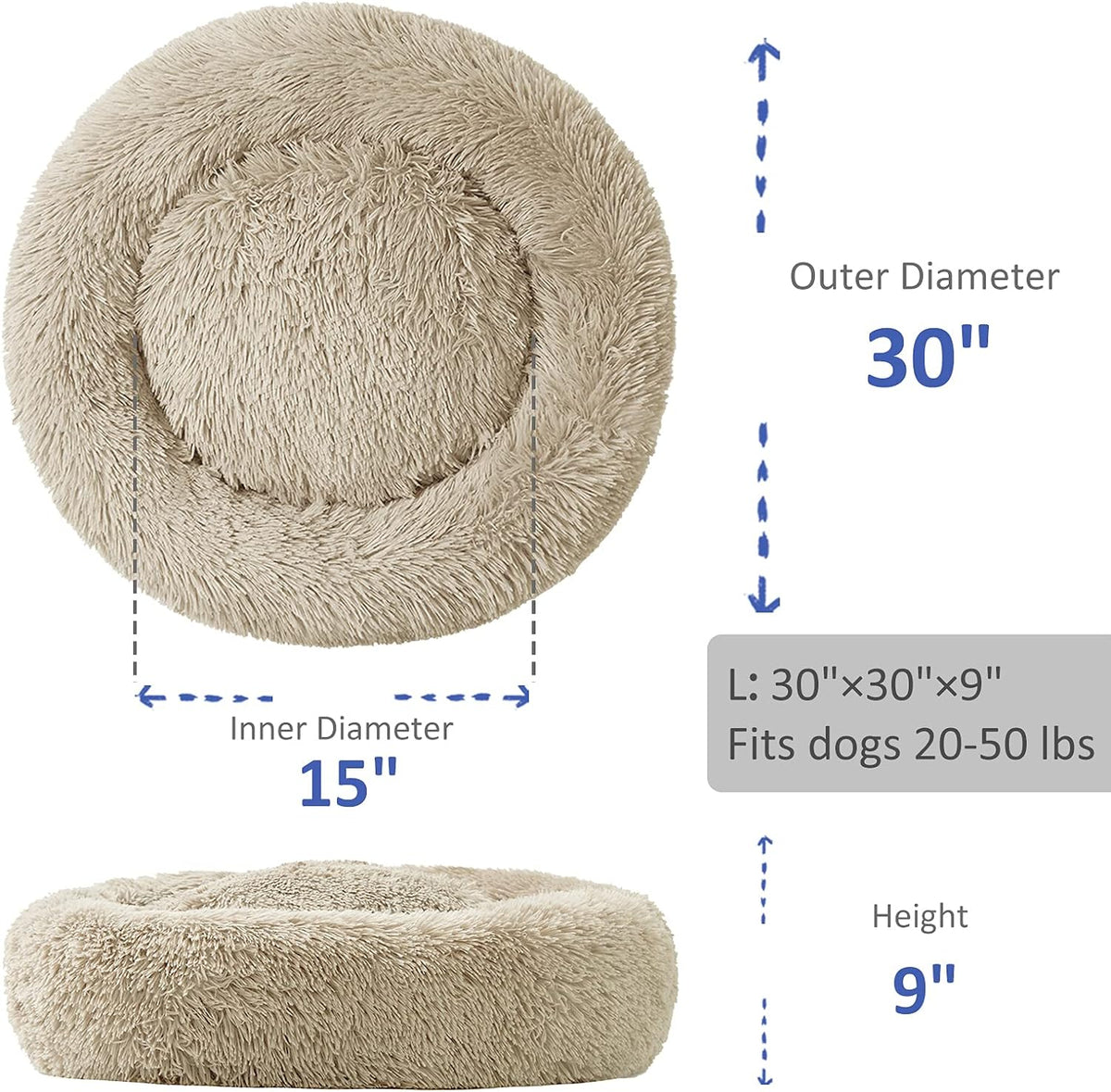 Large Donut Dog Bed – photo 4