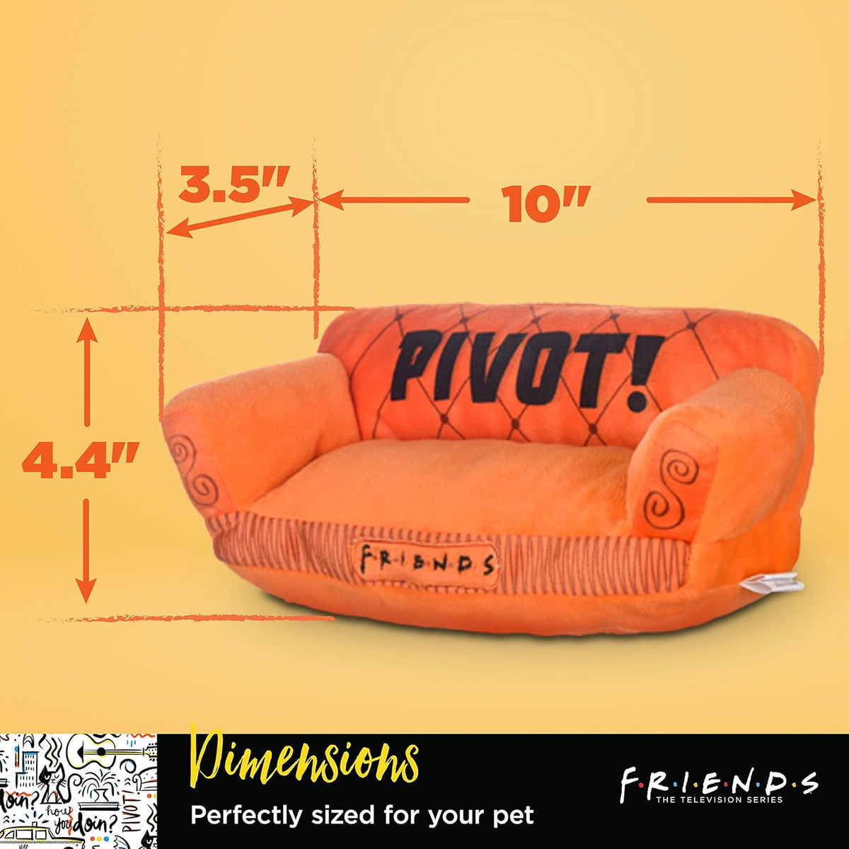 Pivot Couch Dog Toy – photo 2