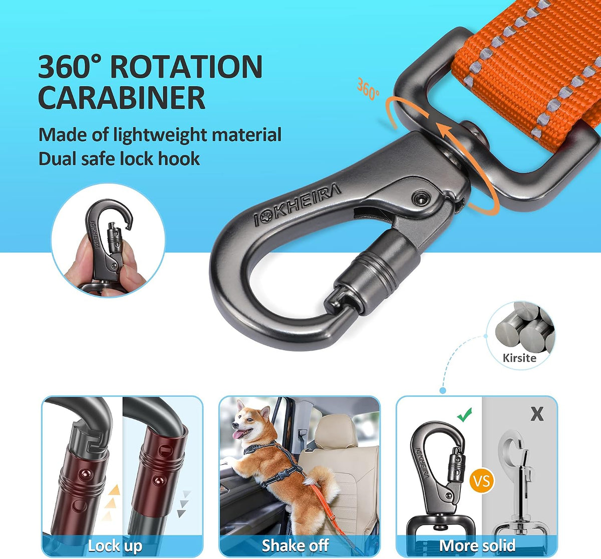 3-in-1 Dog Seatbelt Harness – photo 5