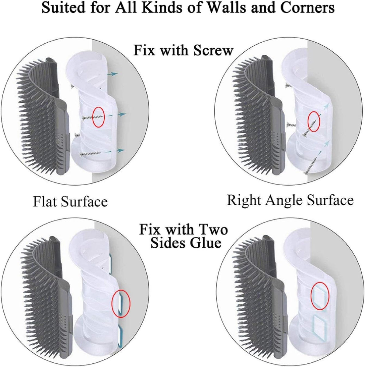 Cat Corner Scratcher & Self-Groomer – photo 4