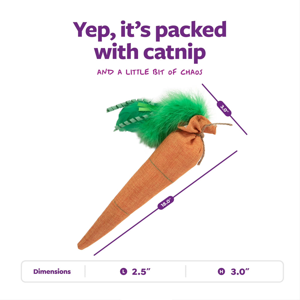 Catnip Carrot Cat Toy – photo 5