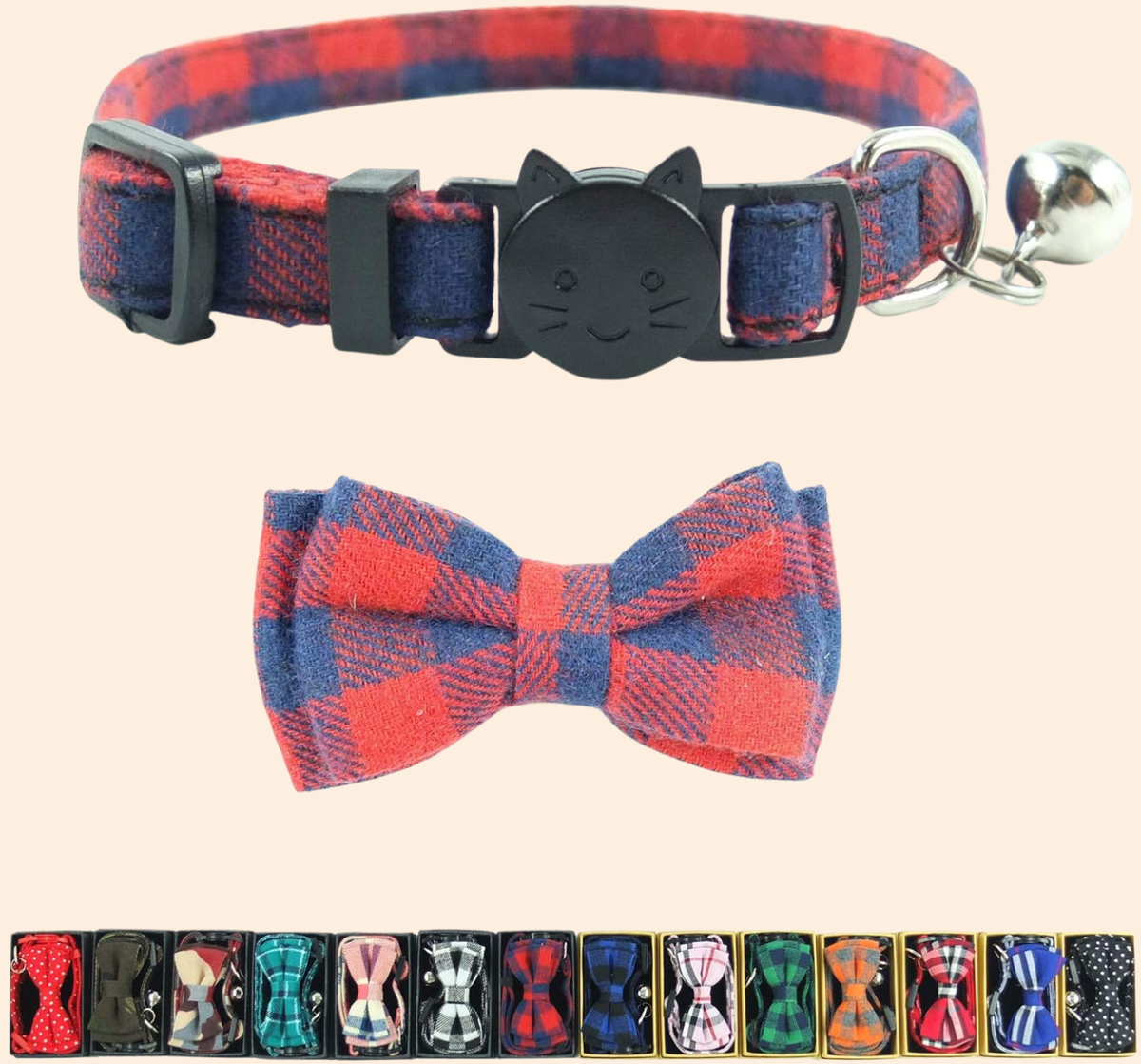 Plaid Cat Collar – photo 2