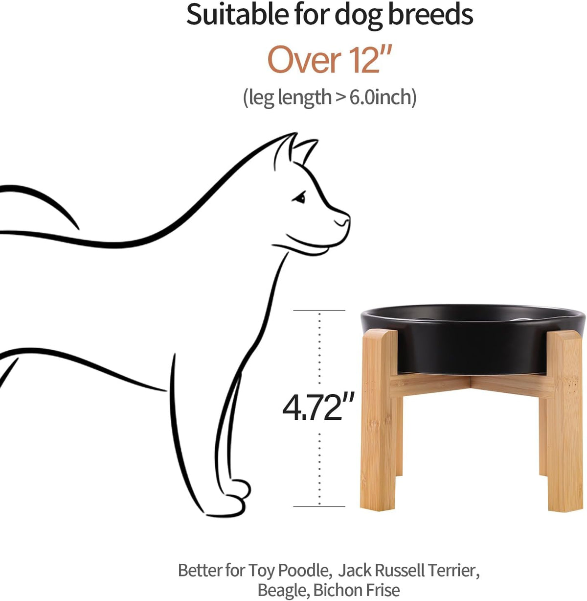 Ceramic Slow Feeder Dog Bowl – photo 2