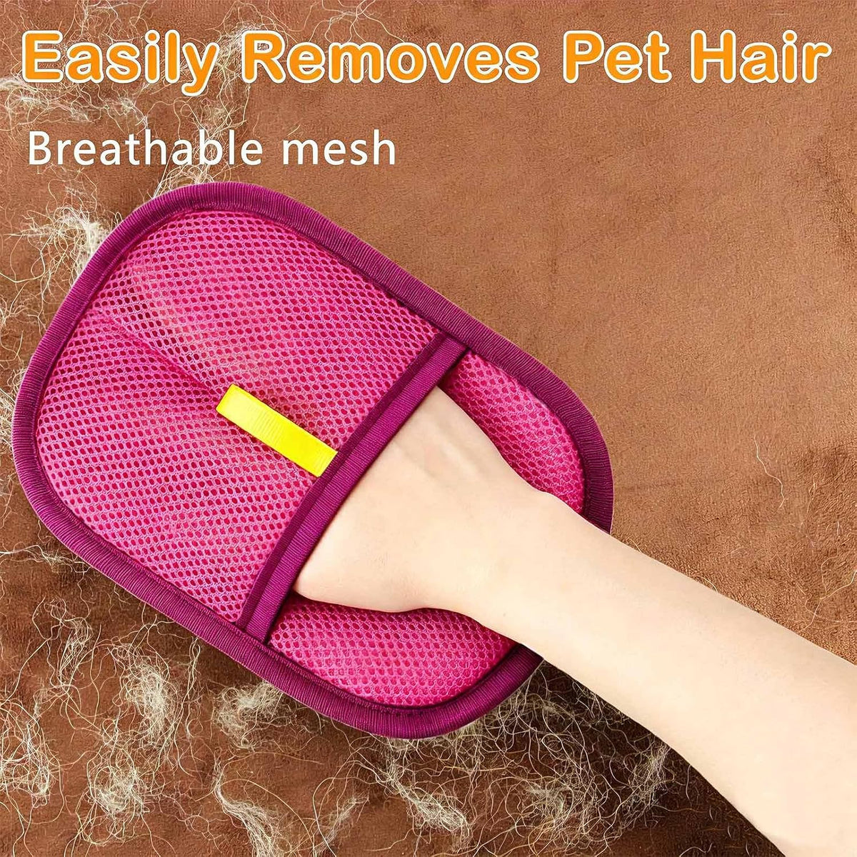 Pet Hair Removal Glove – For Furniture, Carpets & Car Seats (Not for Pet Grooming)