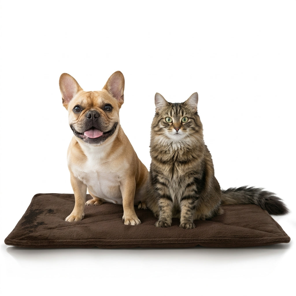 Self-Warming Pet Mat – Small - 22"L X 17"W Espresso