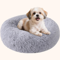 Puppy Bed – 20" Plush Calming Round Bed with Non-Slip Bottom for Puppies & Kittens